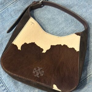 Tory Burch Brown and Cream Crossbody Bag